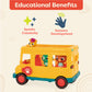 B. toys- Bonnies School Bus-Musical School Bus - Toy School Bus & Characters - Lights & Sounds - Toy Vehicle for Toddlers, Kids