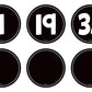 Teacher Created Resources Black And White Numbers Magnetic Accents (Tcr77589)