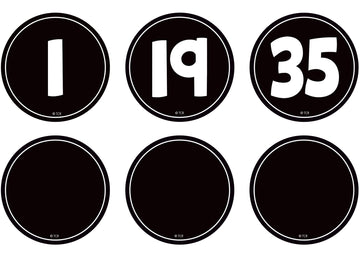 Teacher Created Resources Black And White Numbers Magnetic Accents (Tcr77589)