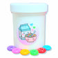 Frooty Loops Cereal Milk Handmade Thick & Glossy Slime 4Oz - Hoshimi Slimes