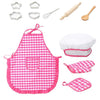 Club Bollywood11pcs Kitchen Pretend Play Toys with Cooking Utensils, Apron & Chef Hat Set|Toys & Hobbies | Preschool Toys & Pret