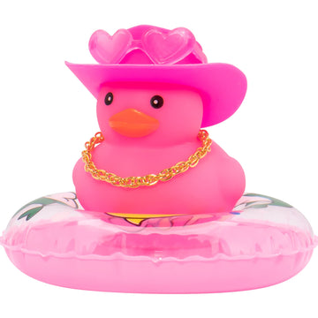 Wonuu Car Accessories Rubber Ducks Dashboard Decorations Rubber Duck Pink Accessories Dashboard Duck Car Decorations Car Ducks For Dashboard Car Duck Car Dashboard Decorations, Heart-Pink&Pinkdolphin
