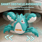 Musical Crawling Lobster Baby Toy, Tummy Time Toy For 6-12 Month Boy Girl, Light-Up Walking Dancing Moving Lobster Toy For 1 Year Old Baby Educational Learning, Gift For 12-18 Month Infant (Green)