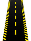 Racetrack Floor Running Black Racer Party Decoration Mat Road Table Runner Long Racetrack Tablecloth Drag For Party (Classic Sty