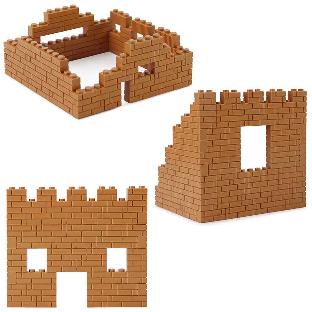Feleph 260 Pieces Masonry Profile Bricks Set Multicolor Building Blocks For Wall Moc Parts And Pieces Diverse Bulk Toy Set Compa