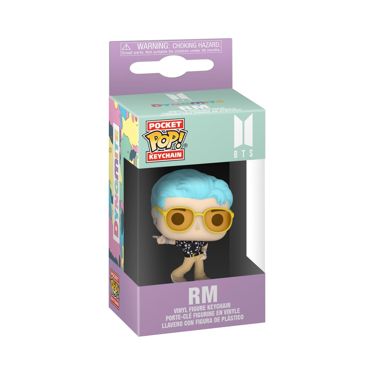 Funko Pop Keychain: Bts - Dynamite - Rm, Multicolor, Standard