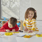 Hand2Mind Telling Time Basics Center Kit - Learn To Tell Time Activity Set With Analog Classroom Clock For Kids