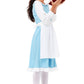 Girl'S Belle Halloween Dress Blue Princess Outfits Beauty Masquerade Party Maid Dresses 9-0 Years