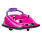 Aosom 12V Toddler Bumper Car With Remote Control, 360 Rotation Kids Electric Ride-On Toy, Twins Motor, Colorful Led Lights, 3 So