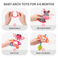 Koty Baby Stroller Arch Toy - Car Seat Toys for Babies 0-6 Months,Activity Arch Toy with Play Accessories, Sensory Travel Crib B