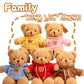 Galatee Cute Teddy Bear Plush Stuffed Animal, Teddy Bear With Clothes, Gifts For Children(15.7' Brown)