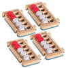 hand2mind Foam RekenRods Ten Frame Boards, 40 Math Counters, Light Foam Color, Model 85225, Subitizing Math Games for Kids