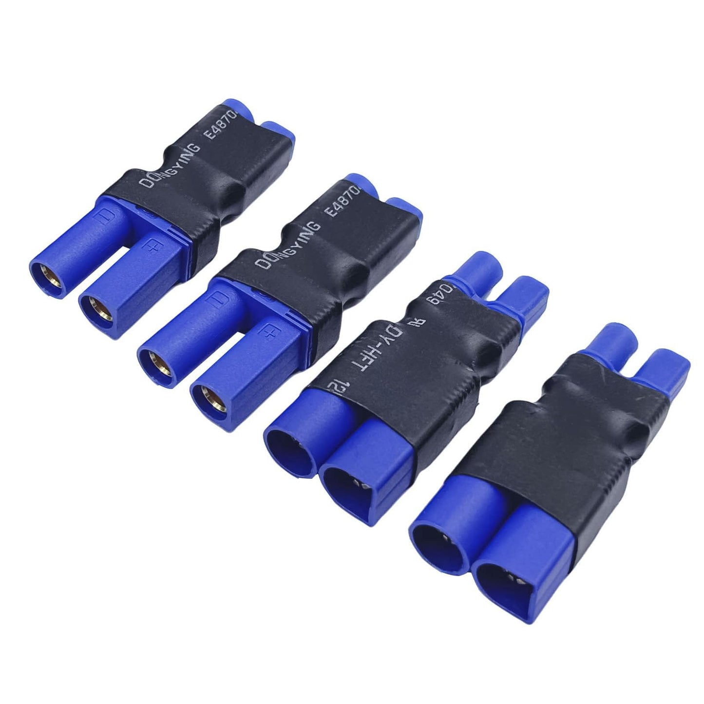 2Pairs Ec3 To Ec5 Male Female Connector Adapter For Rc Lipo Battery Connectors