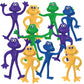 ArtCreativity Bendable Frog Figures, Set of 12, Bendable Toys for Kids, Animal Party Favors for Boys and Girls, Stress Relief Fi