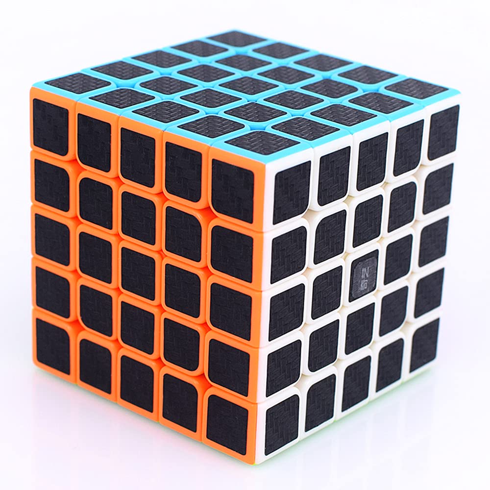 Liangcuber Qy Toys Qizheng S 5X5 Speed Cube 5X5 Puzzle Cube Carbon Fiber Version Magic Cubes