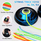 7Yo Professional Responsive Yoyo S2, Dual Purpose Yoyo For Kids Beginners, Alloy Metal Yoyo For Adults, Pom Fingerspin Yoyo For