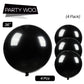 Partywoo Black Balloons, 4 Pcs 36 Inch Large Matte Black Balloons, Big Black Balloons For Balloon Garland Or Arch As Party Decorations, Birthday Decorations, Retirement Party Decorations, Black-Y18