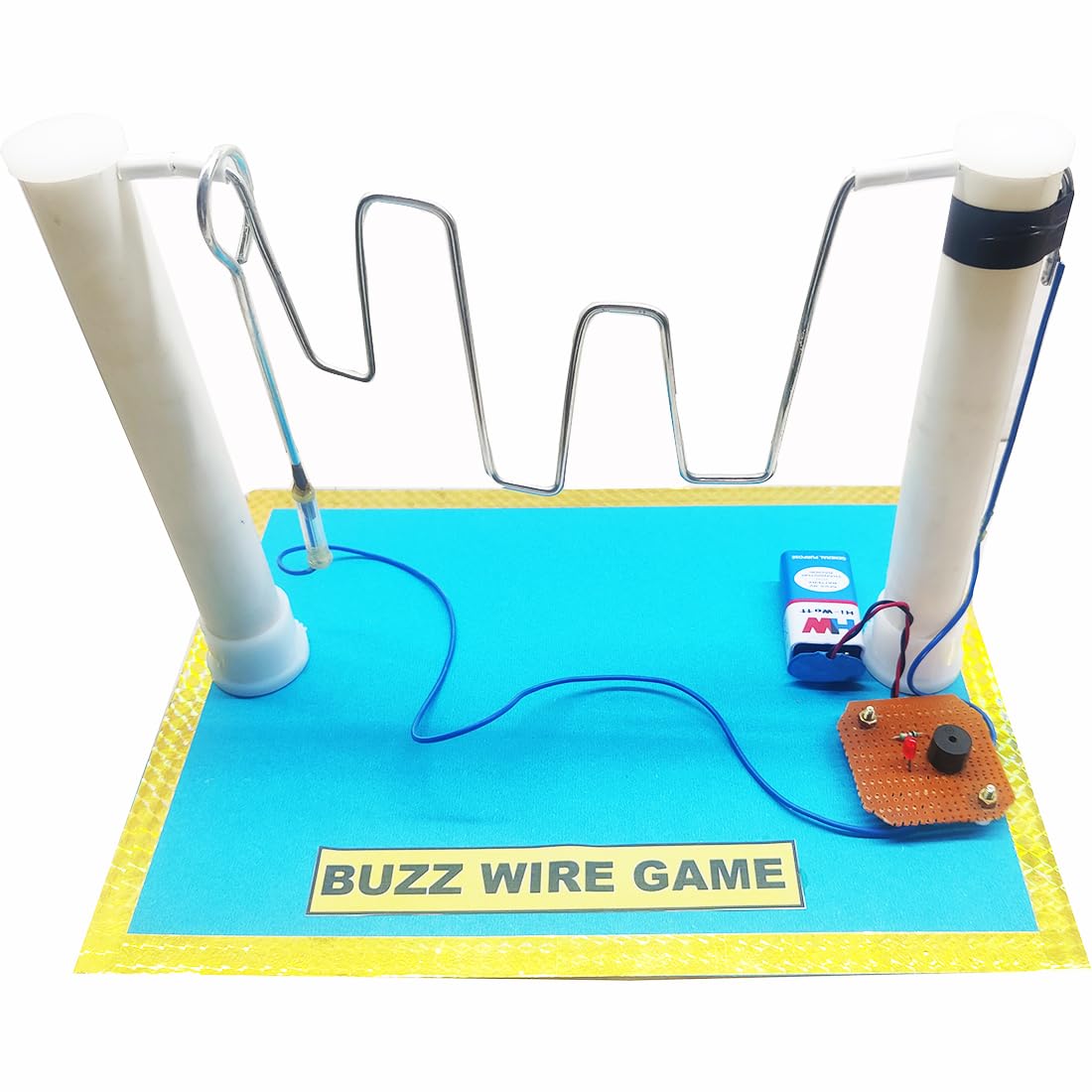 Buzz Wire Game Working Model And Project