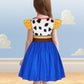 Eledobby Woody Costume Girls Toddler Woody Dress Halloween Outfits Birthday Party Princess Dress Up 2T 3T
