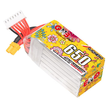 Gaoneng Gnb 6S Lipo Battery 650Mah 22.8V 120C 240C 6S Lipo Xt30 For Size 80 To 120Mm Brushless Drones Longrange Drone Fpv Drone