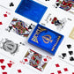 Bicycle Metalluxe Blue Playing Cards - enhanced Metal Foil Finish - game-style Size