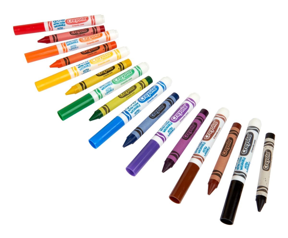 Wholesale CASE of 5 - Crayola Large Crayon & Washable Marker Classpack-Crayons/Marker Combo,Washable,128 Crayons,128 Markers,Ass