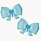 Bieufbji 2 Pieces Bow Balloon Bowtie Foil Balloon Bowtie Blue Balloon Jumbo Bow Foil Balloon For Baby Shower, Wedding, Kids Them