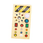 Trendivibe Wooden Switches Busy Board Baby Travel Toys For Kids Preschool Holiday Gifts| Baby Learning Toy | Infant Activity Toy