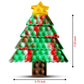 Christmas Pop-It Fidget Toy Tree Poppit Stocking Stuffers Xmas Present Kids Adults Children Popper Fun Push Game Stress Relief Santa Elves Ornament Popit Gift Poppet Sensory