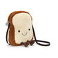 Jellycat Amuseables Toast Plush Bag, 9 Inches - Crossbody And Shoulder Purse - Fun And Unique Handbag
