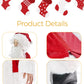 Bervyosw 9 Pcs Boys Santa Costume Kids Santa Suit Coat Toddler Grinch Costume Youth Santa Jacket Outfit For Halloween Christmas