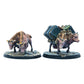 Modiphius Entertainment: Fallout: Wasteland Warfare - Creatures: Brahmin Herd - 2 Figures, 32Mm Unpainted Resin Rpg Miniatures, Commonwealth Wave