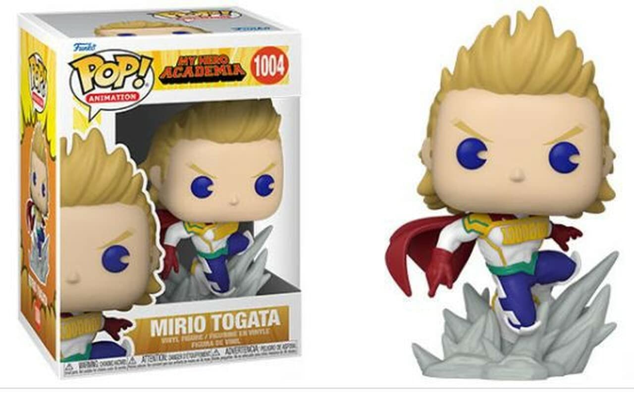 Pop My Hero Acadamia - Mirio Togata In Hero Costume Funko Vinyl Figure (Bundled With Compatible Box Protector Case), Multicolor, 3.75 Inches