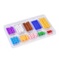 Kghios Montessori Math Toys Material For Toddlers 10 Sets Of Colord Bead Chains 1-10 For Early Preschool Learning Toy,1-10 Numer
