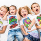 Splat Planet Color-In Sea Life T-Shirt With 6 Non-Toxic Washable Magic Pens - Color-In And Wash Out T-Shirt (9-11 Years) White