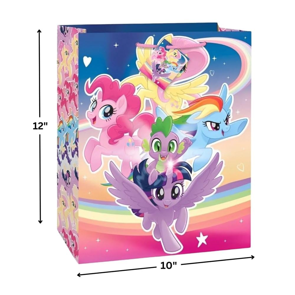 Unique My Little Pony Paper Gift Bag | 12' X 10' | 1 Pc