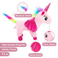 Little Jupiter Plush Pet Set W/Purse - Unicorn Stuffed Animals For Girls - Unicorn Plush Gift For Age 4-7 (Pink Unicorn)