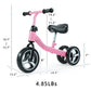 Chestnuter Baby Balance Bike, 1 2 3 Year Old Gifts, Ride On Toys For 1 Year Old, Best First Birthday Gift, Toddler Bike With 3 W