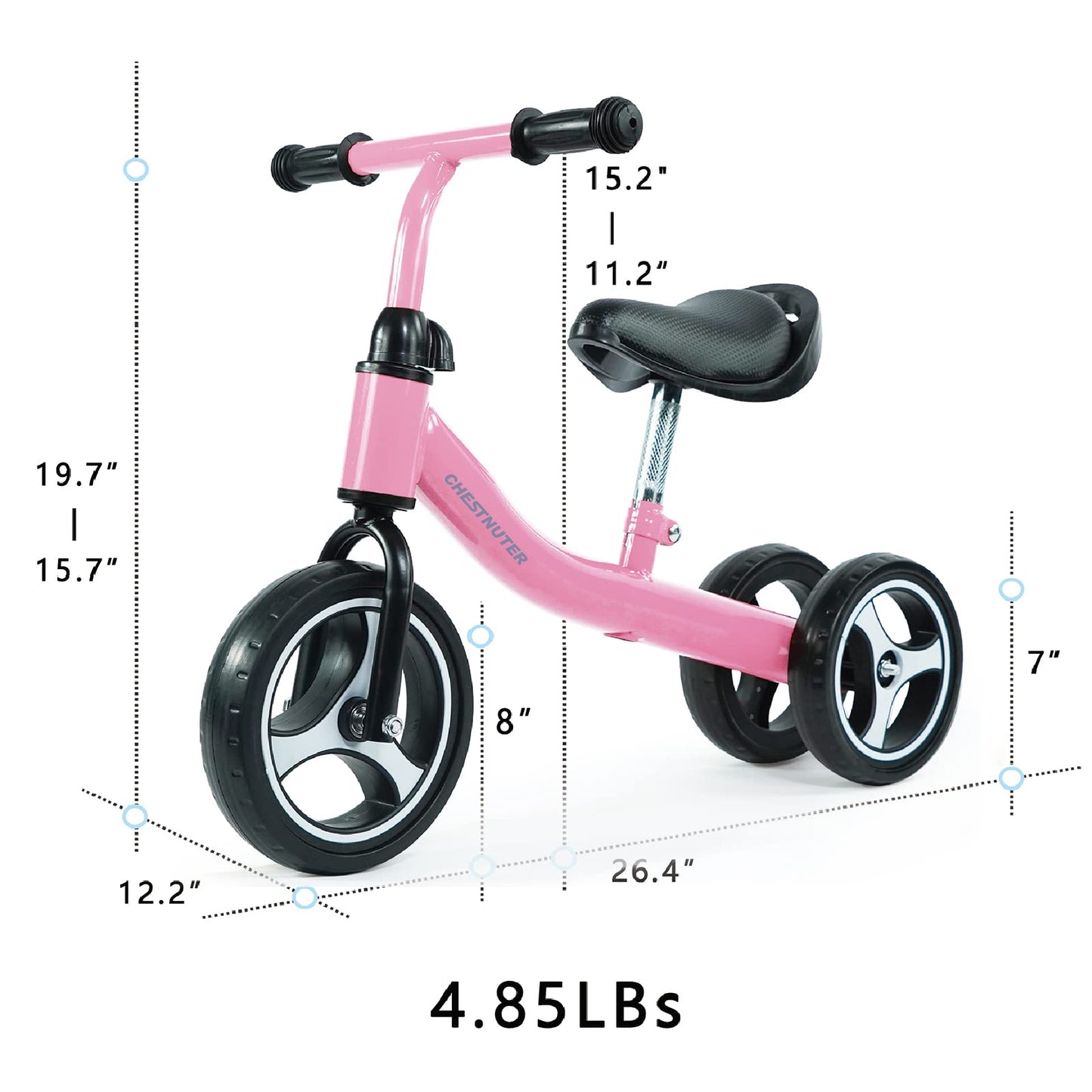 Chestnuter Baby Balance Bike, 1 2 3 Year Old Gifts, Ride On Toys For 1 Year Old, Best First Birthday Gift, Toddler Bike With 3 W