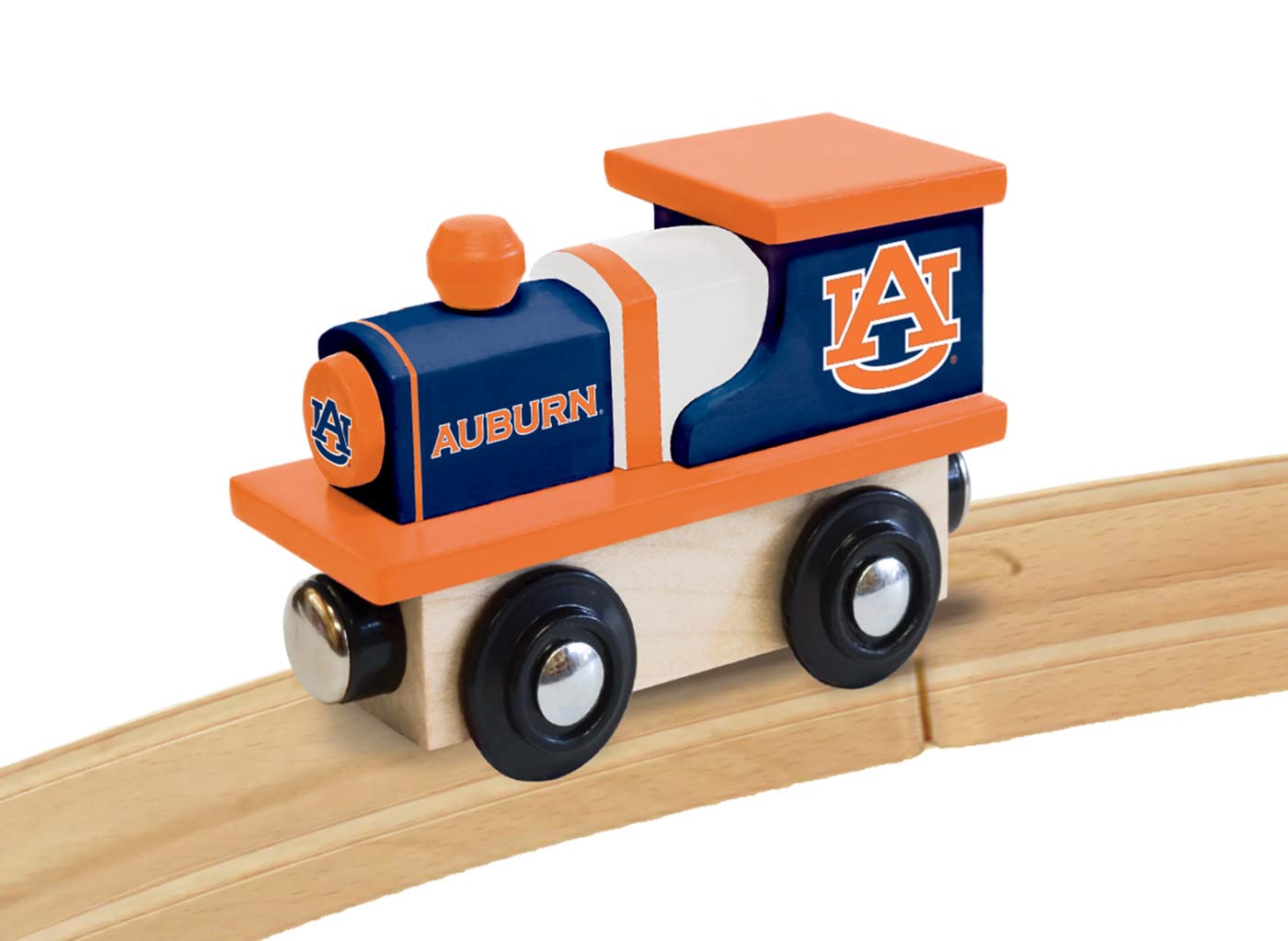 MasterPieces NCAA Auburn Tigers  Real Wood Toy Train Engine  For Ages 3+