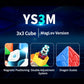 Cubelelo MoYu HuaMeng YS3 M MagLev 3x3 (Magnetic) Stickerless Speedcube for Kids & Adults | Features Double Adjustable System wi