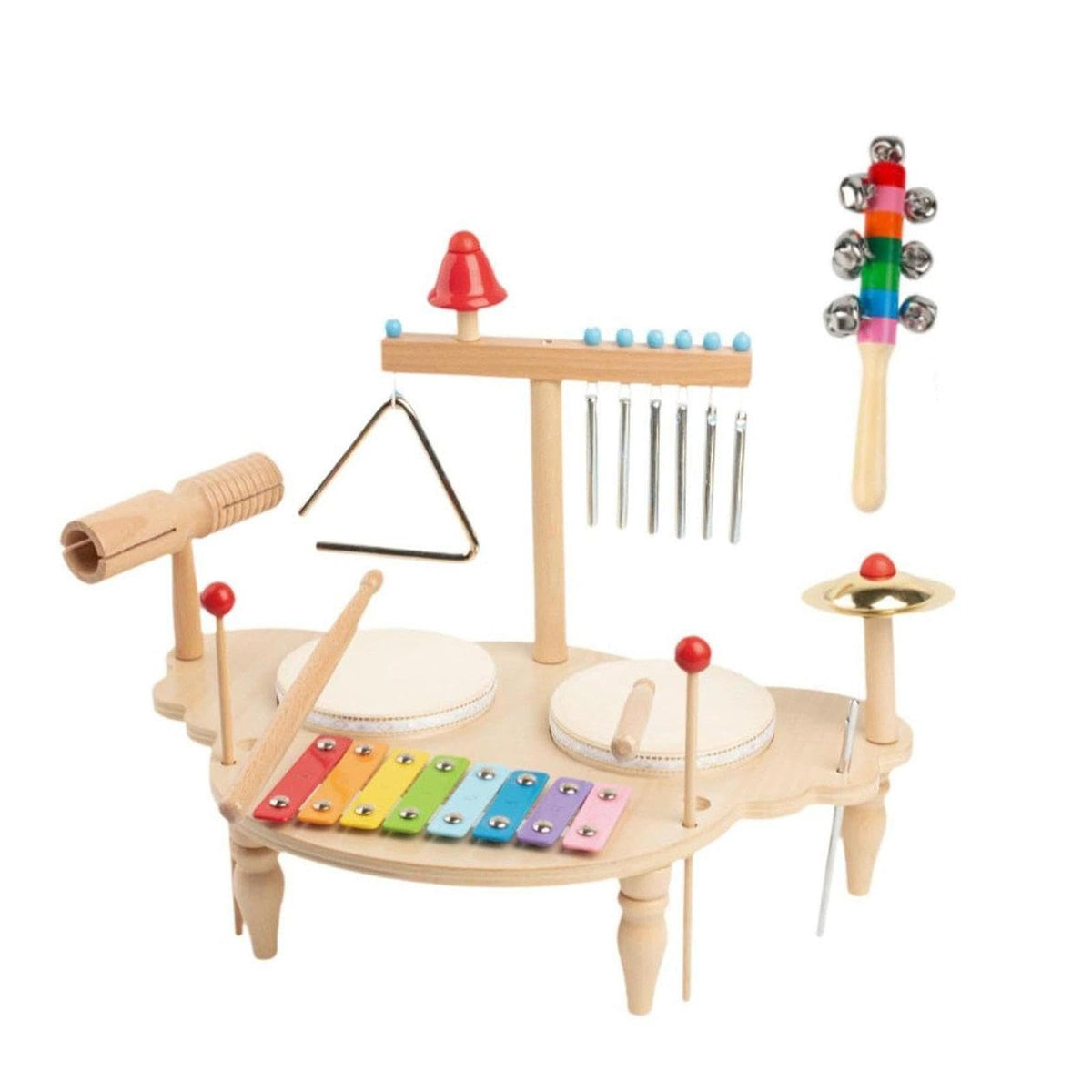 Loom Tree Xylophone Drum Set Cymbals Percussion Instruments For Toddlers Holiday Gifts | Sets & Kits | Drums | Percussion