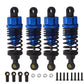 Aluminum RC Shocks Absorbers Damper for Tamiya TT01 Mf-01x 1/10 RC Car Upgrade Parts 4 pcs/Set(Navy Blue)