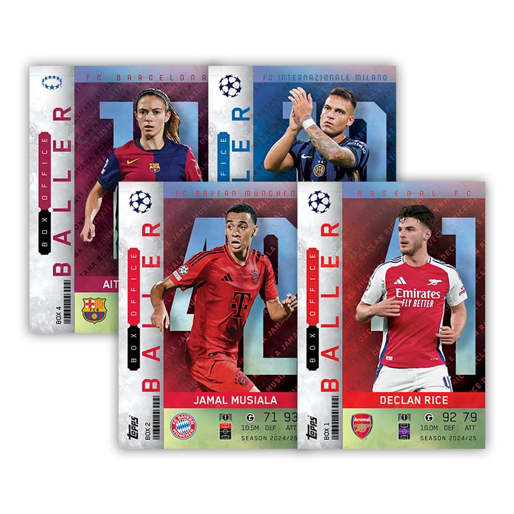 Topps Match Attax Extra 2025 - Mega Tin - 48 Cards Including 4 limited availability LE Cards. Look Out for relic Cards Inside Lucky tins!