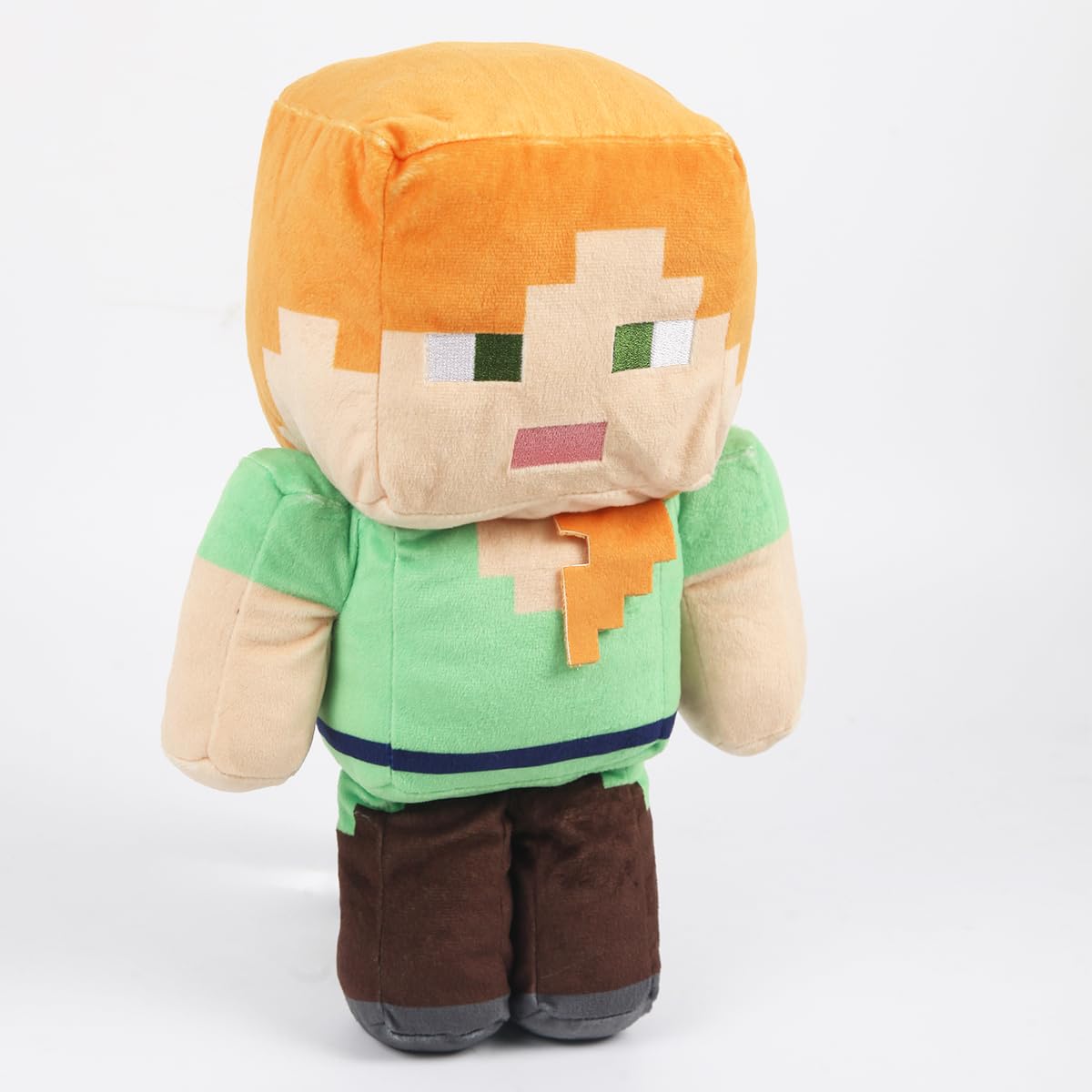 Weddye Pixel-Style Plush Toy - 8" Alex Character, Cotton Material, Video Game-Inspired Collectible for Kids & Fans