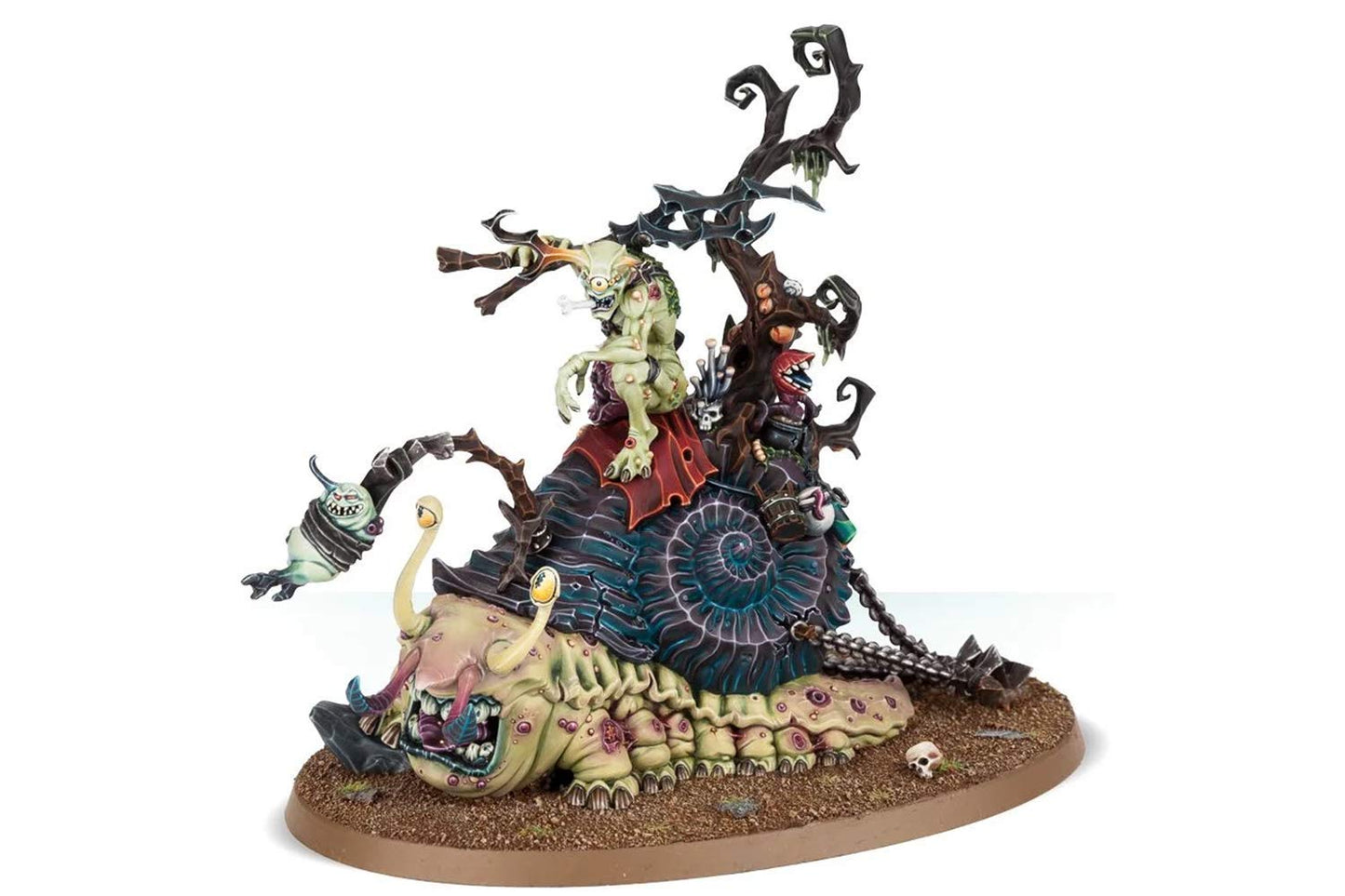 Warhammer Age of Sigmar Daemons of Nurgle Horticulous Slimux Model GW-83-43 Multicolor Plastic Figurine