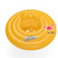Bestway Inflatable Swimming Float for Infants, Round Baby Boat, 69cm, Yellow, Model 32096, for Ages 0-12 Months