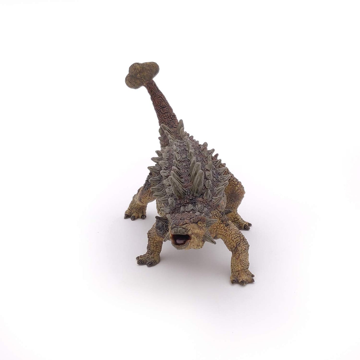 Papo Ankylosaurus Dinosaur Figure, 8.2cm, Multicolor, Plastic, Model 55015
