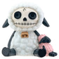Summit Collection Furrybones Wooolee Signature Skeleton In White Sheep Costume With Small Pink Sheep Doll.