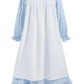 Pioneer Dresses For Girls Prairie Colonial Costume Long Sleeves Laura Ingalls Pilgrim Costume 11-12Y